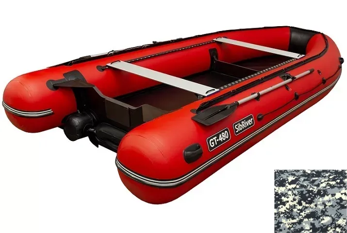 Лодка ПВХ SibRiver (Сибривер) GT - 520 Jet КМФ (Cifra)