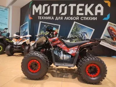 Квадроцикл детский YACOTA (Якота) SPORTY XX чёрный/красный (машинокомплект)