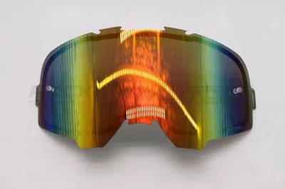 Линза для кроссовых очков ROCKOT (Рокот) RM - 391 (зеркальная красно - зеленая)