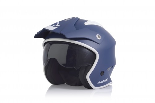 Шлем мото открытый Acerbis (Асербис) JET ARIA Blue 4 XS