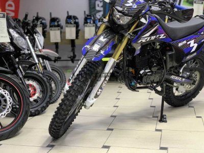 Мотоцикл кроссовый / эндуро ROLIZ (Ролиз) SPORT - 003 RRC (ZS172FMM-5 Big Bore) синий/чёрный с ПТС