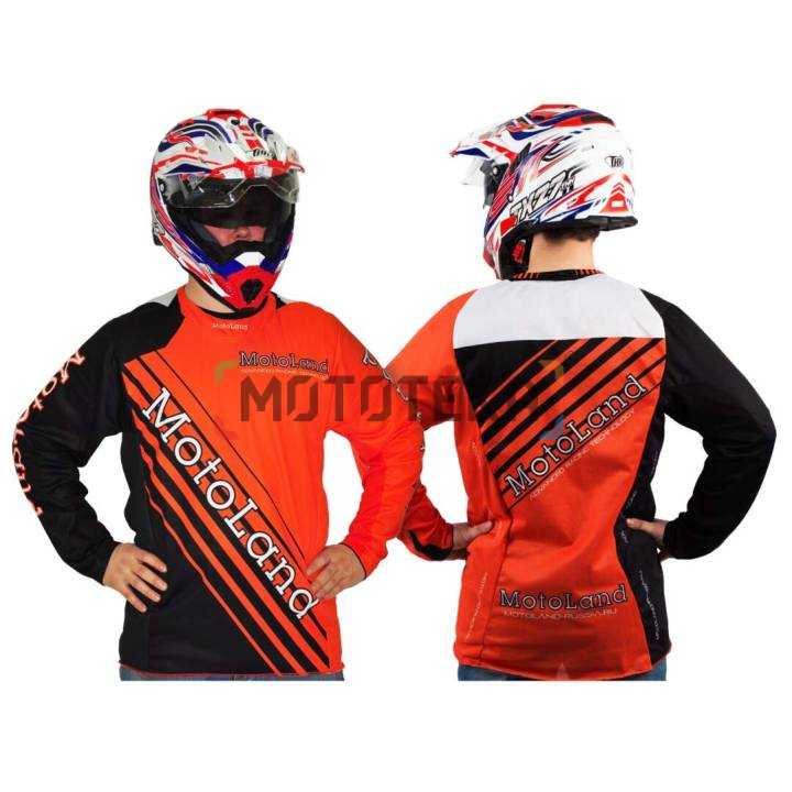 Джерси/футболка для мотокросса MotoLand (Мотолэнд) Racing Team / ORANGE (L)