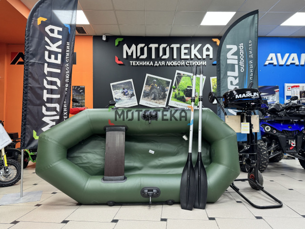 Лодка ПВХ Аква Оптима 210 зелёный в магазине Мототека по цене 12 240 ₽