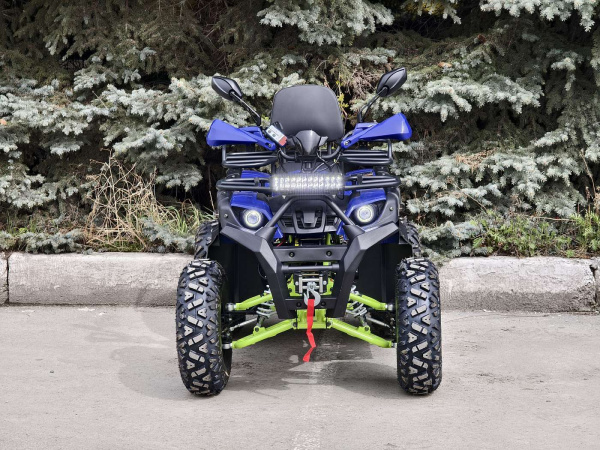 Квадроцикл R - MOTO (Р - Мото) Lion 200 PRO с лебёдкой синий (машинокомплект) | Мототека
