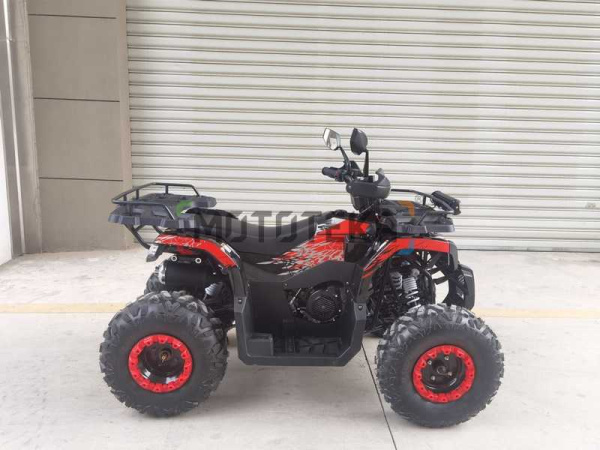 Квадроцикл Мотомир Jaeger 2 чёрный/красный (машинокомплект) | Мототека