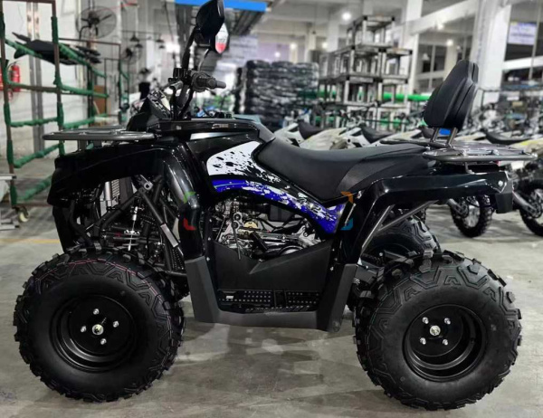 Квадроцикл Мотомир Hammer 200 чёрный карбон (машинокомплект) | Мототека